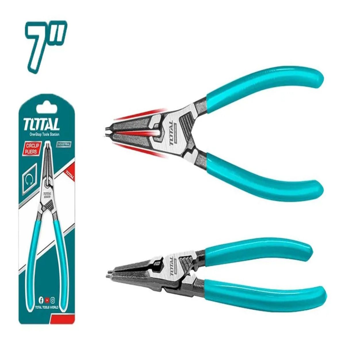 TOTAL TOOLS - ALICATE SACASEGURO RECTO 7 INTERIOR TOTAL