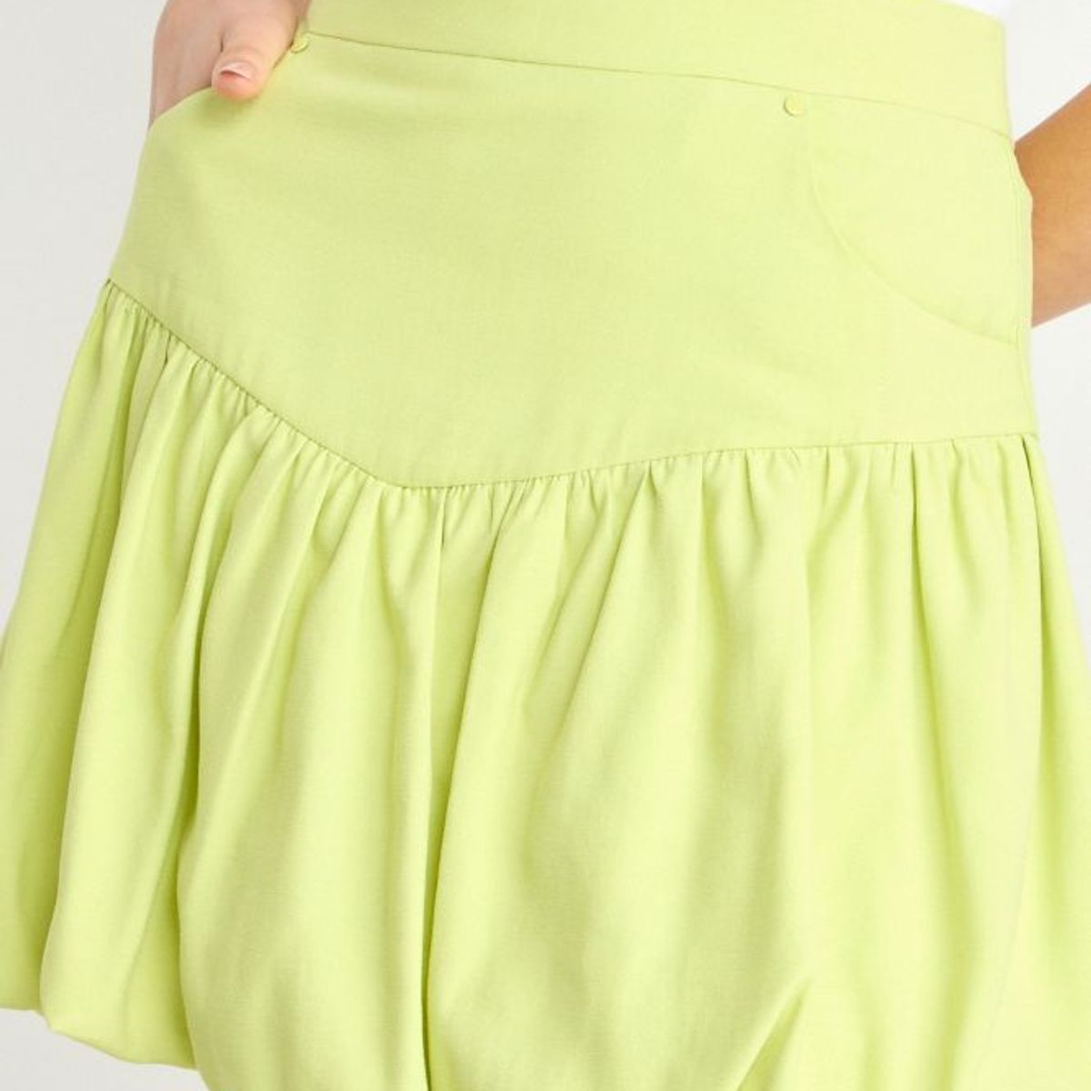 IO - Falda Lisa Mujer Verde Io