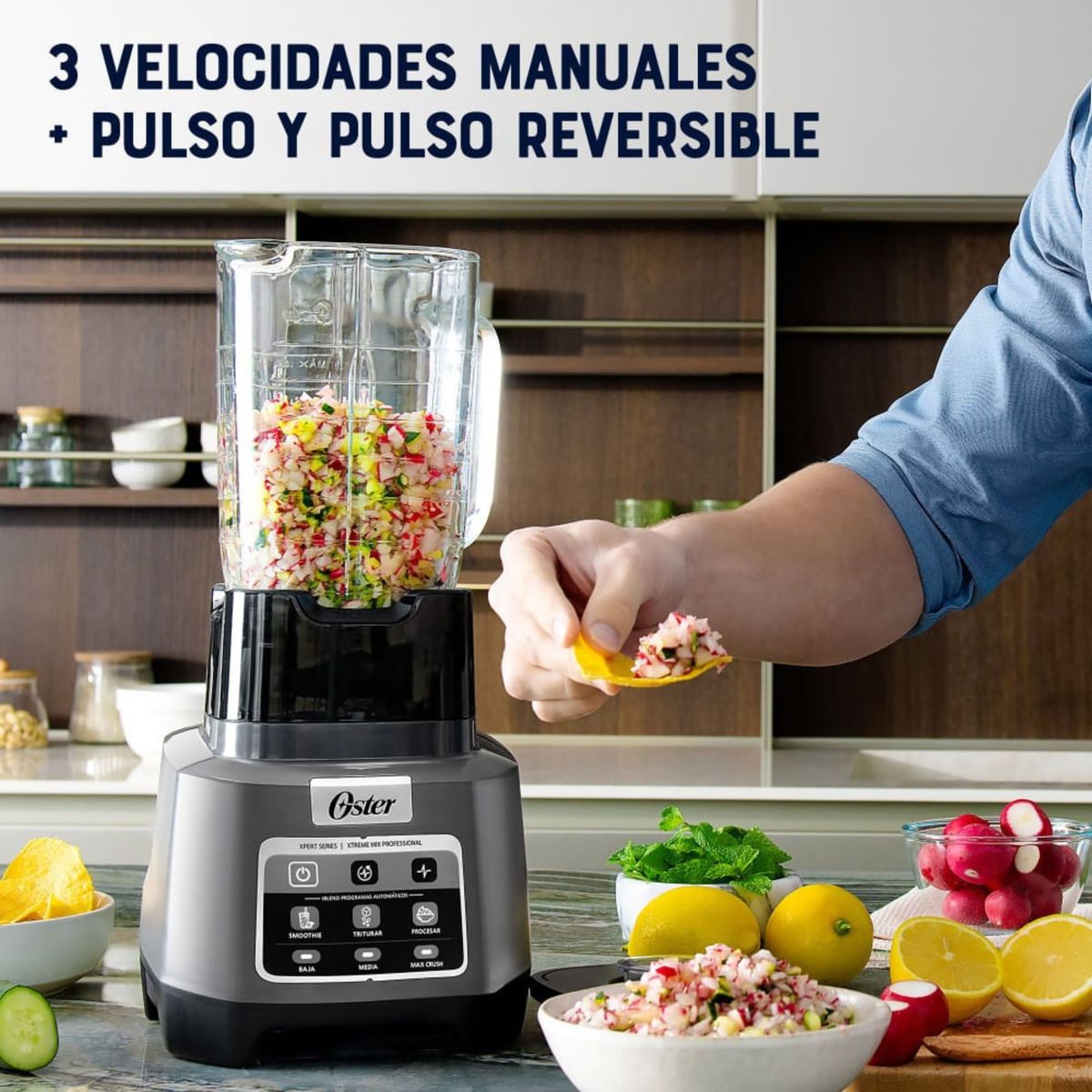 OSTER - Licuadora Profesional Oster® XTREME MIX con iBLEND BLSTXPG-BGW