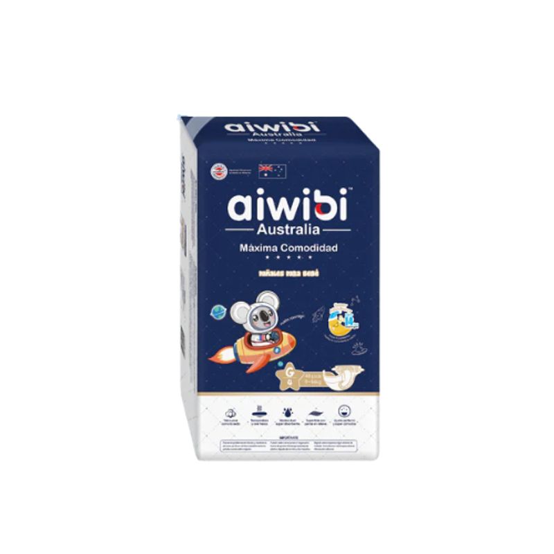 AIWIBI - Pañal Aiwibi Máxima Comodidad G (Dulce Noche) 48