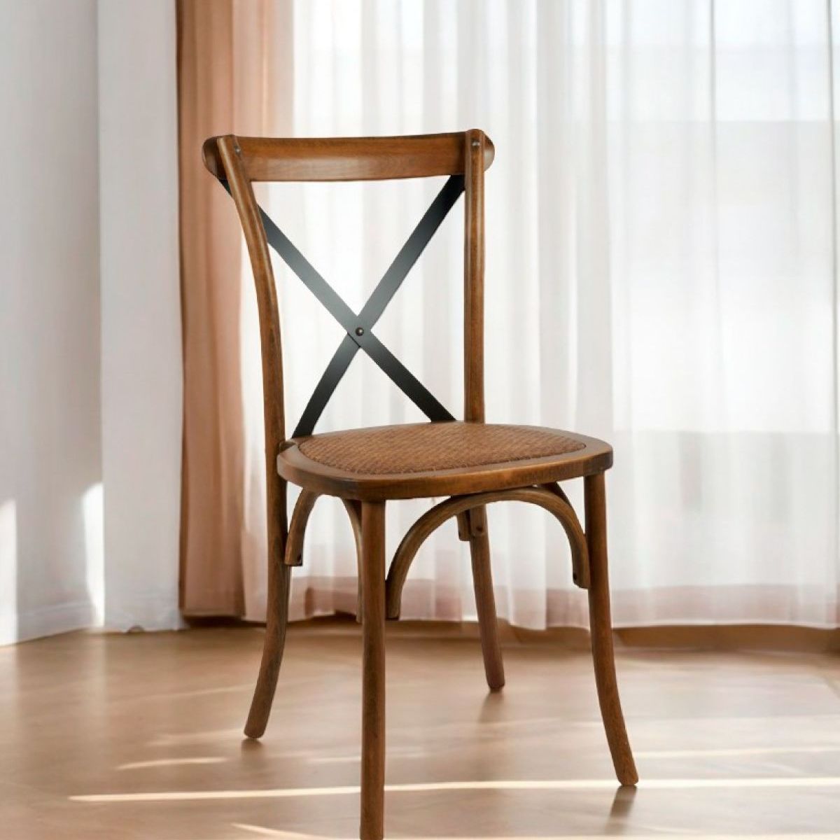 HABITA2 CHILE - Silla Crossback de Madera