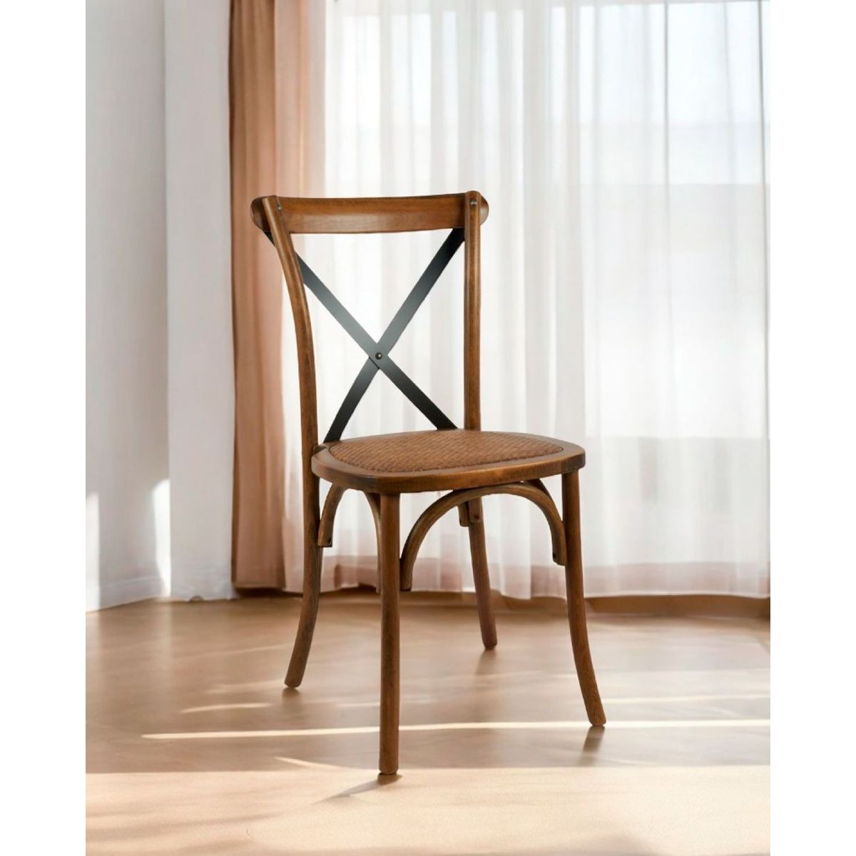 HABITA2 CHILE - Silla Crossback de Madera