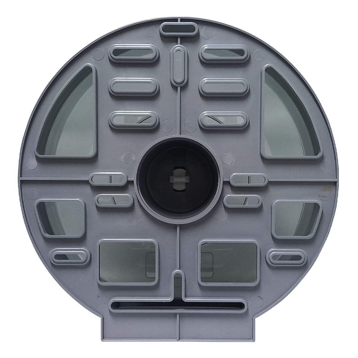 GENERICO - Dispensador Papel Jumbo Roll CleanMaker Blue Transparent