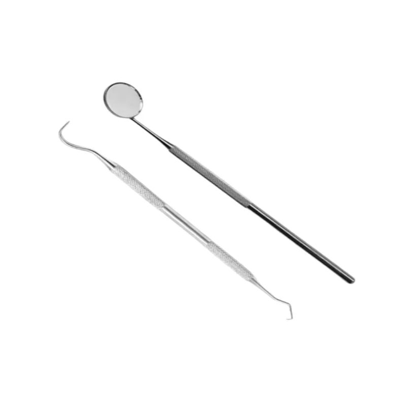 GENERICO - Set de Higiene Dental Espejo Y Sonda