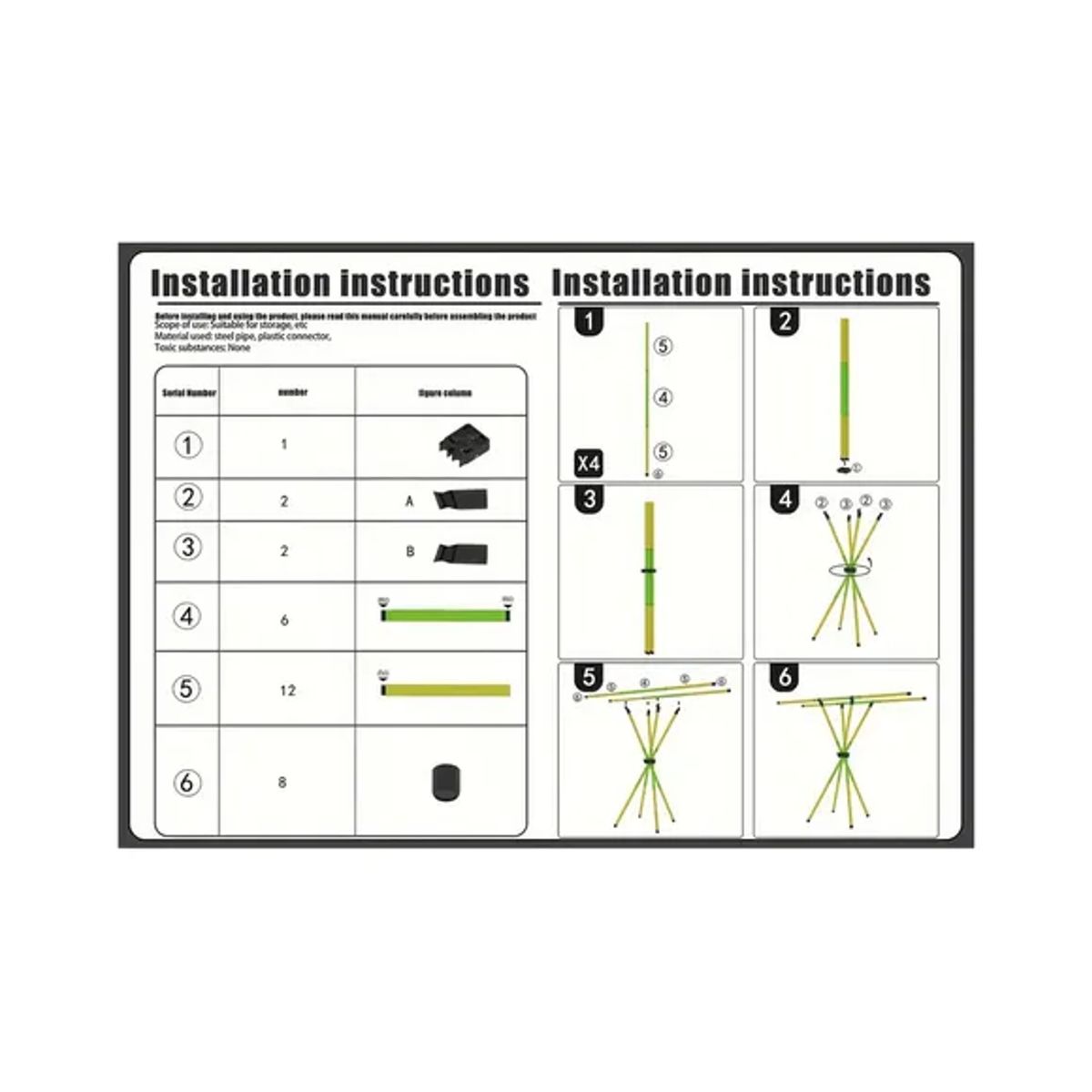 GENERICO - Tendedero Plegable Retráctil Acero Inoxidable