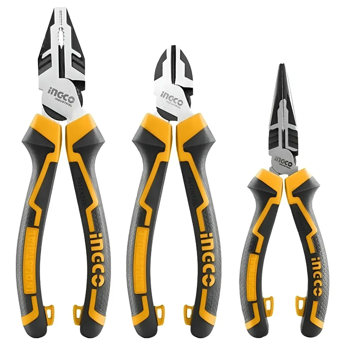 INGCO - Set Alicates Industrial 3 Piezas 160-200Mm/6-8" Ingco