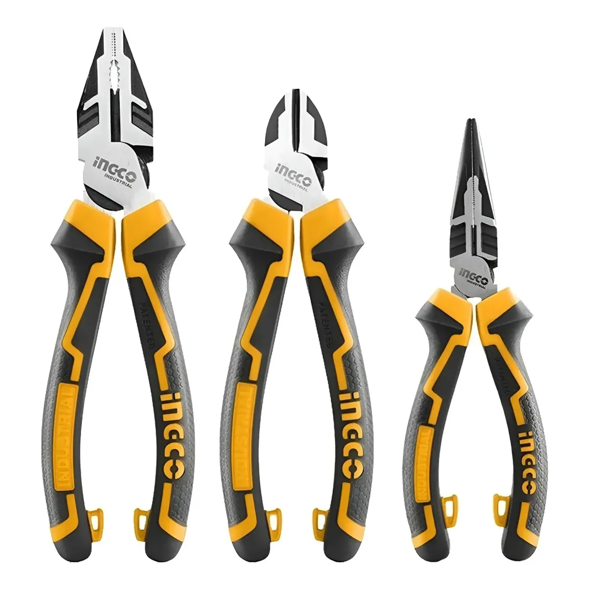 INGCO - Set Alicates Industrial 3 Piezas 160-200Mm/6-8" Ingco