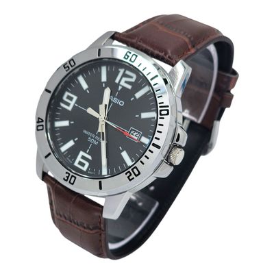 Imagen 2 del producto Reloj Pulsera MTP-VD01L-1BV Con Correa De Cuero Color Marrón