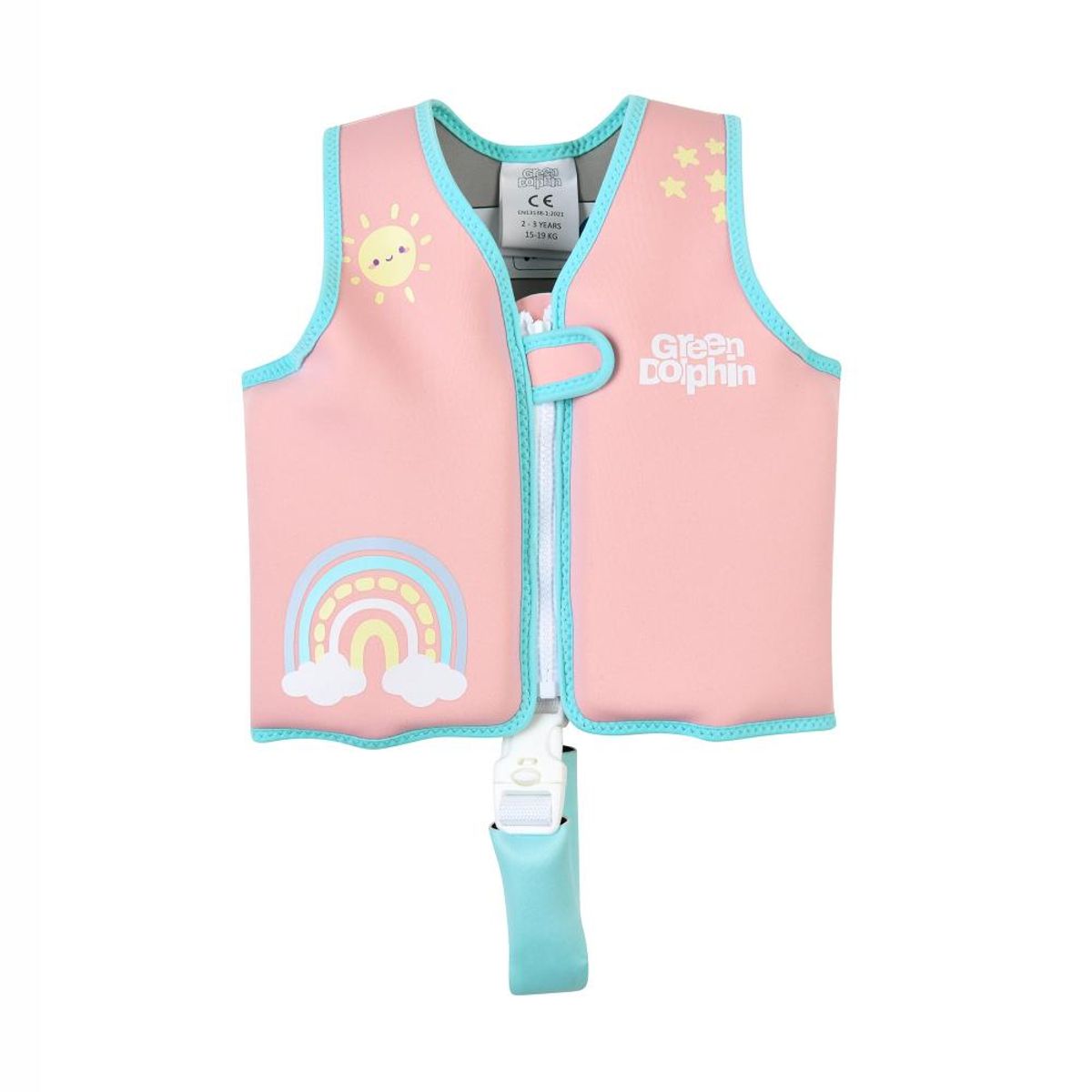 GREEN DOLPHIN - Chaleco Flotador Infantil Palorosa Pequeño 15 a 19 kg Green Dolphin