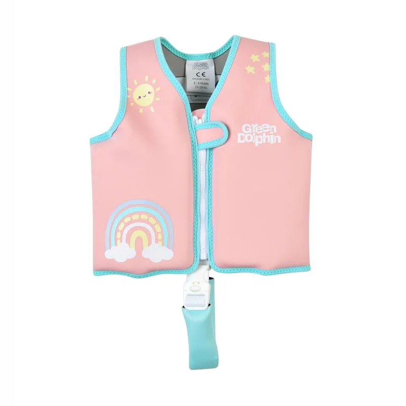 GREEN DOLPHIN - Chaleco Flotador Infantil Palorosa Pequeño 15 a 19 kg Green Dolphin