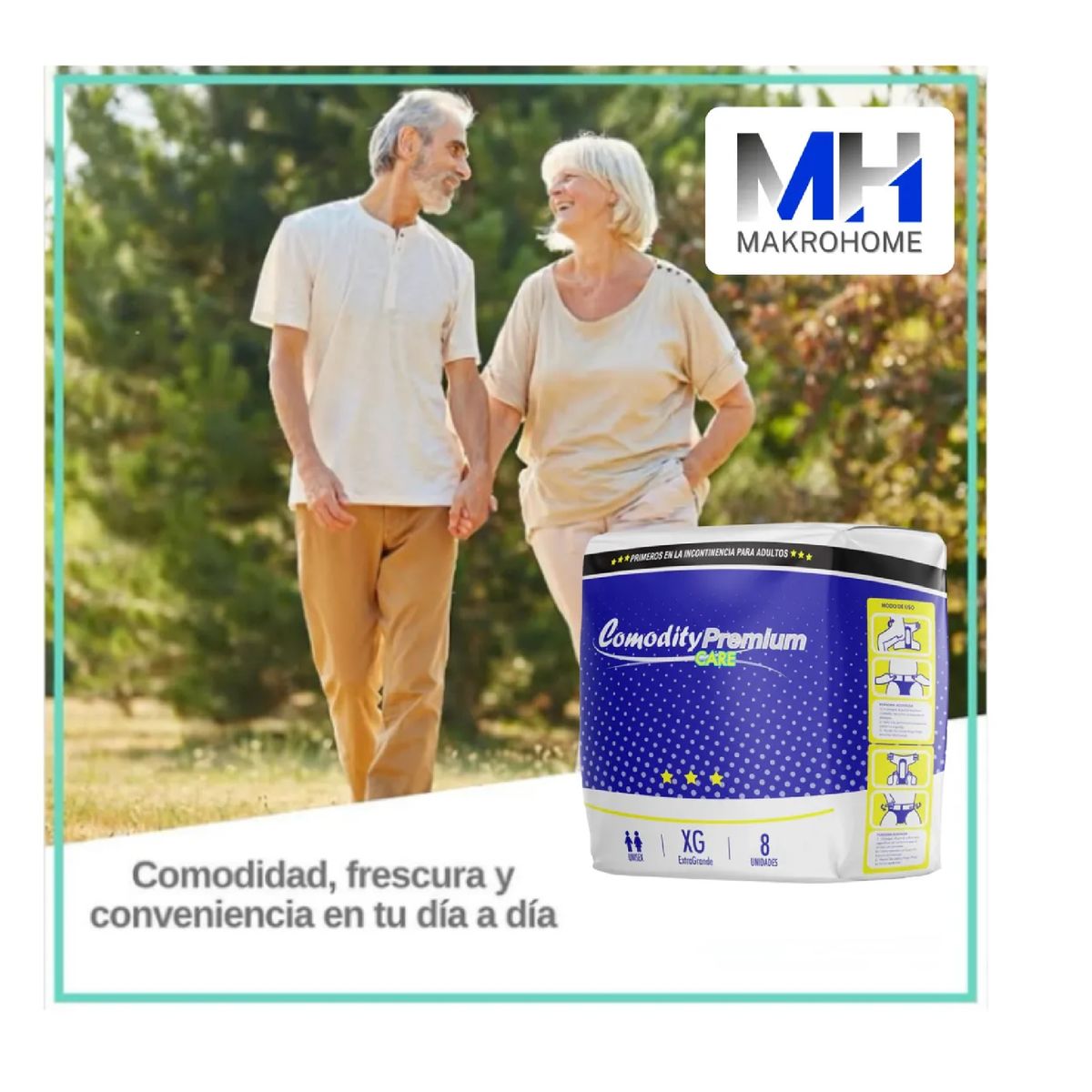 GENERICO - Pañal Adulto Comodity Premium Talla Xg Incontinencia Severa