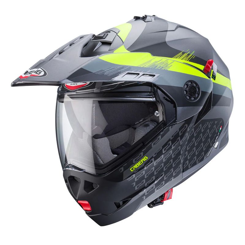 CABERG - Casco Para Moto Caberg Tourmax X Sarabe Matt Gun MetalBlackRed