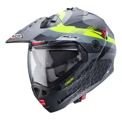 CABERG - Casco Para Moto Tourmax X Sarabe Matt Gun MetalBlackRed
