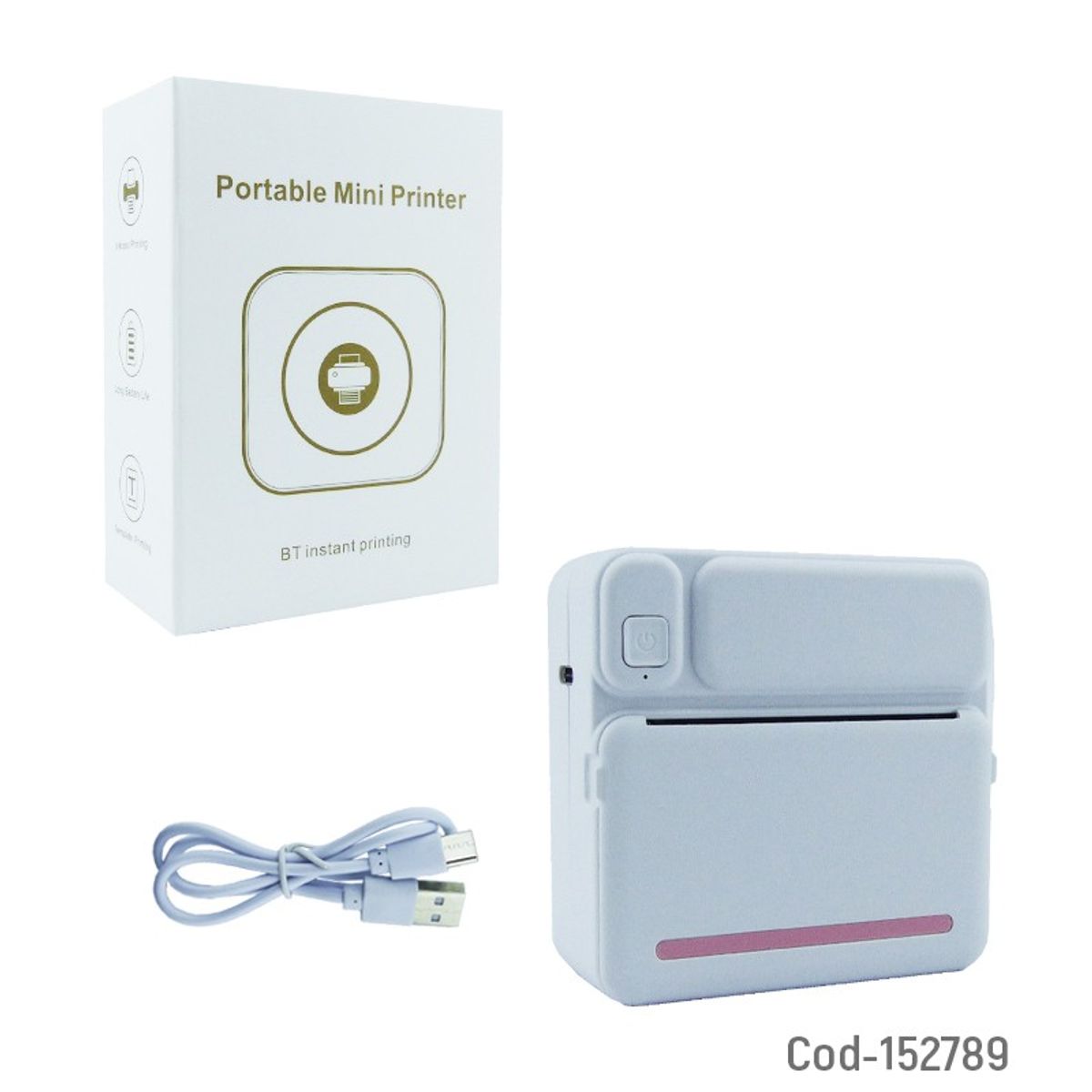 GENERICO - Impresora Térmica Portátil Bluetooth PRO-11 Profesional - Inalámbrica