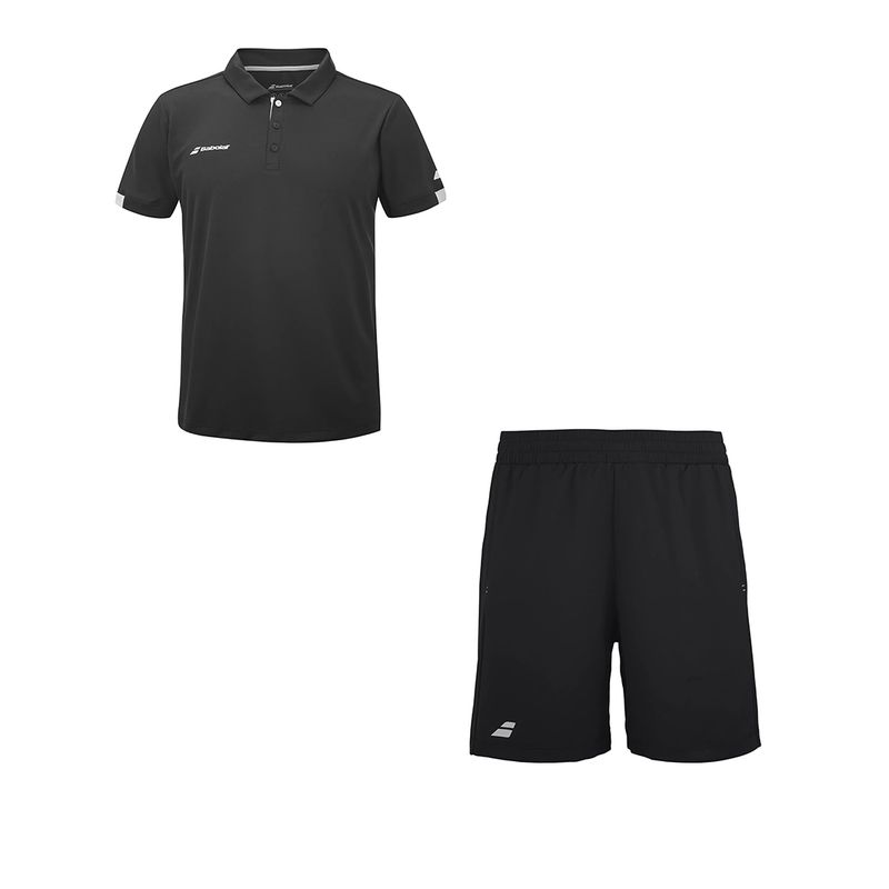 BABOLAT - CONJUNTO DE TENIS BABOLAT SHORT - POLERA HOMBRE  TALLA L