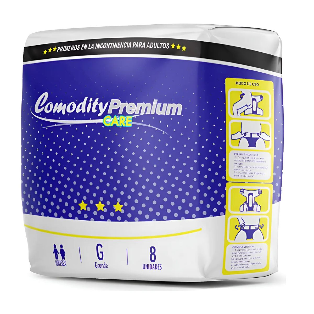 GENERICO - Pañal Adulto Comodity Premium Talla G Incontinencia Severa