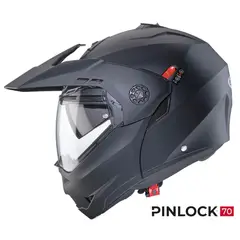 CABERG - Casco de Moto Doble Proposito Tourmax X Black Matt