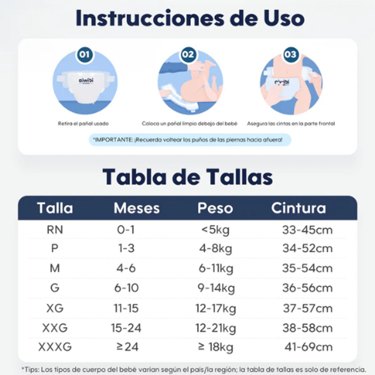 AIWIBI - Pañal Aiwibi Máxima Comodidad XXG (Dulce Noche) 38