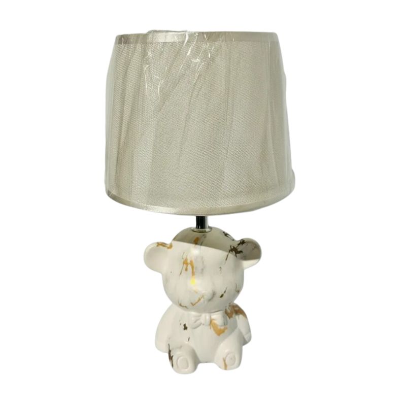 GENERICO - Lámpara De Velador Osito 35cm Blanco