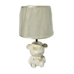 GENERICO - Lámpara De Velador Osito 35cm Blanco