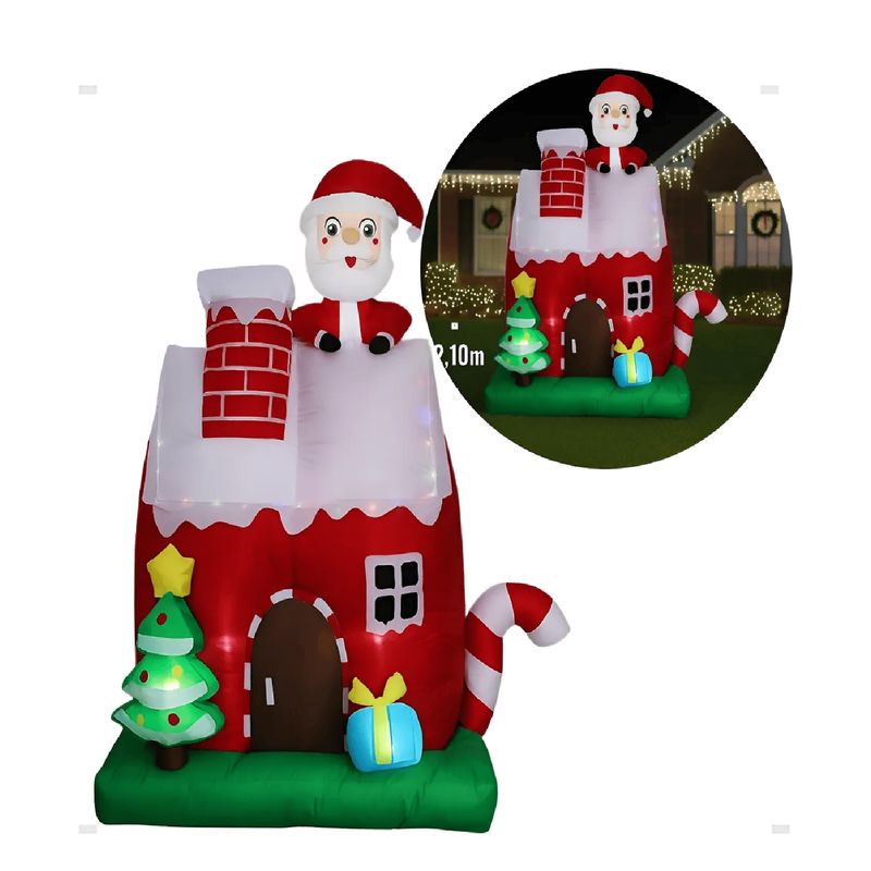 THIS IS FELIZ NAVIDAD - Casa Viejito Pascuero Navidad Inflable