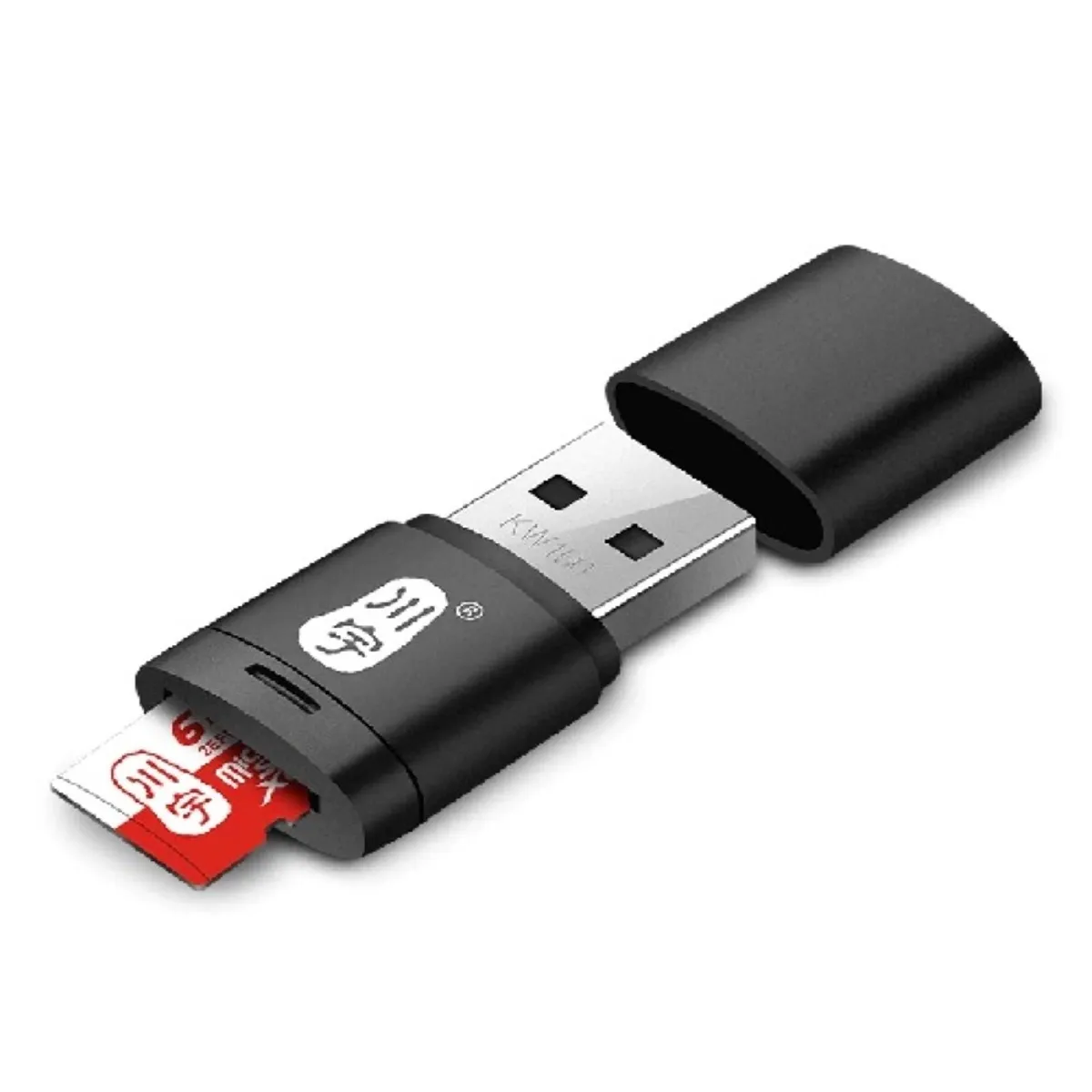 GENERICO - Adaptador Lector Universal Micro SD a USB 2.0 Almacenamiento