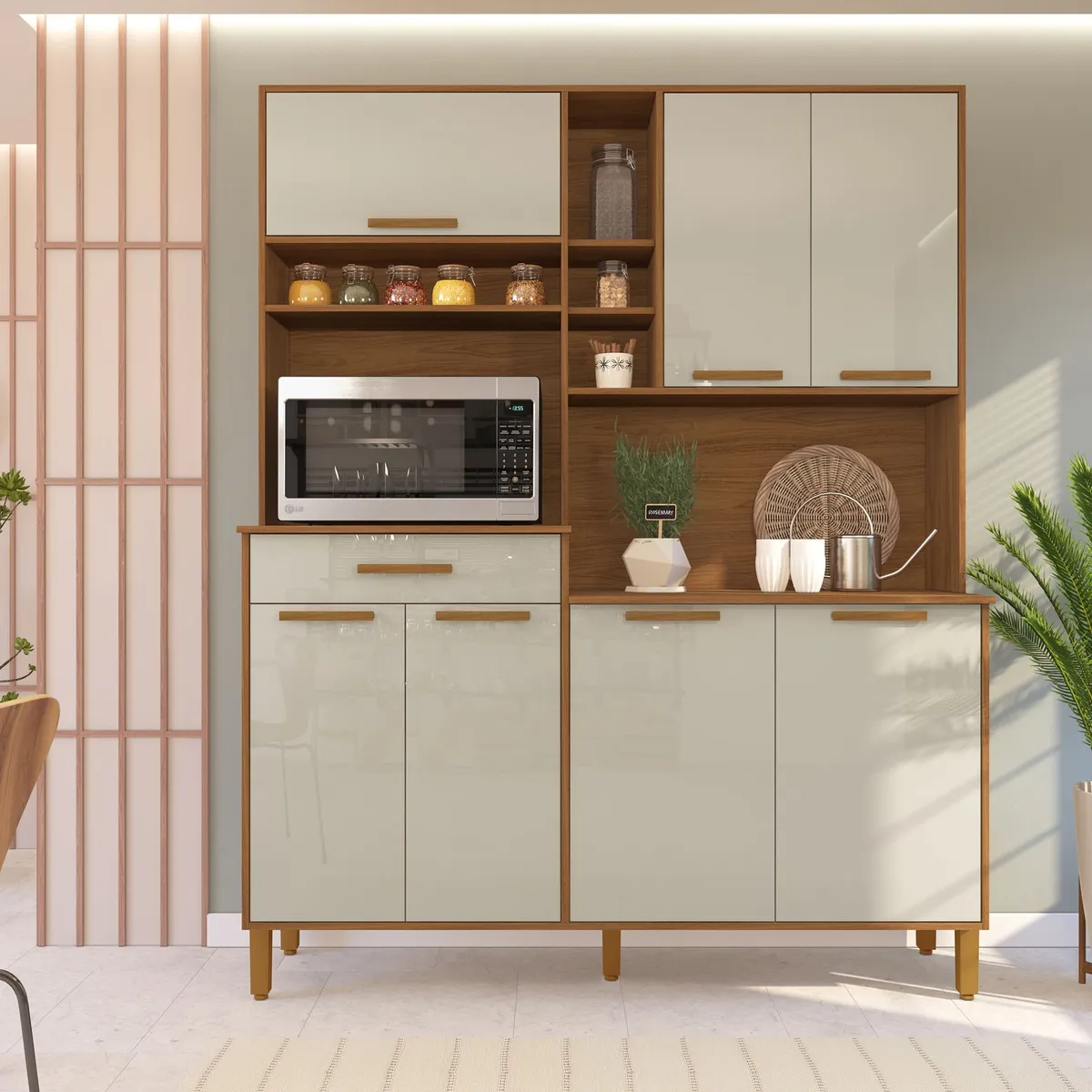 HOME MOBILI - Kit Cocina Verona Off white