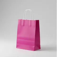GENERICO - Bolsa de papel kraft fucsia