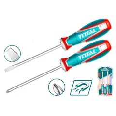 TOTAL TOOLS - Juego Destornillador 2 Piezas Total