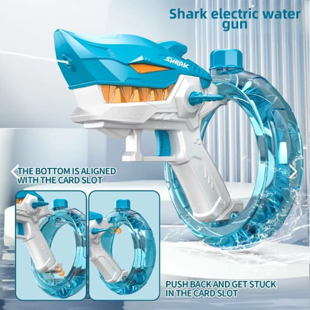 GENERICO - Pistola De Agua Shark Juguete