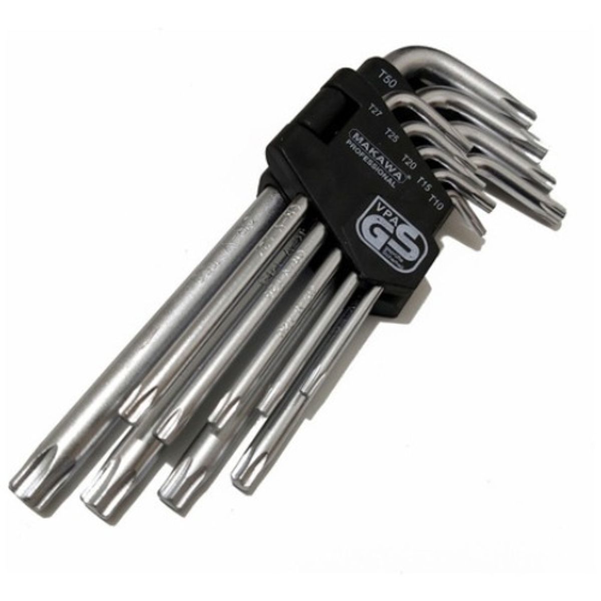 GENERICO - Set 9 Llaves Torx Estrella Uso Profesional