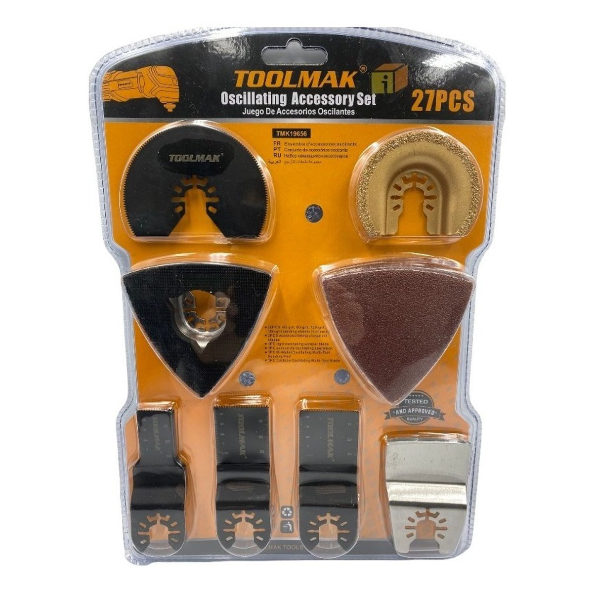 Juego De Accesorios Multiples Hoja Sierra Oscilante Multiuso, marca GENERICO - Foto Principal