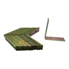 GENERICO - Escuadra Esquina Silla 3 Pulgada 24 Pcs Metal Carpinteria