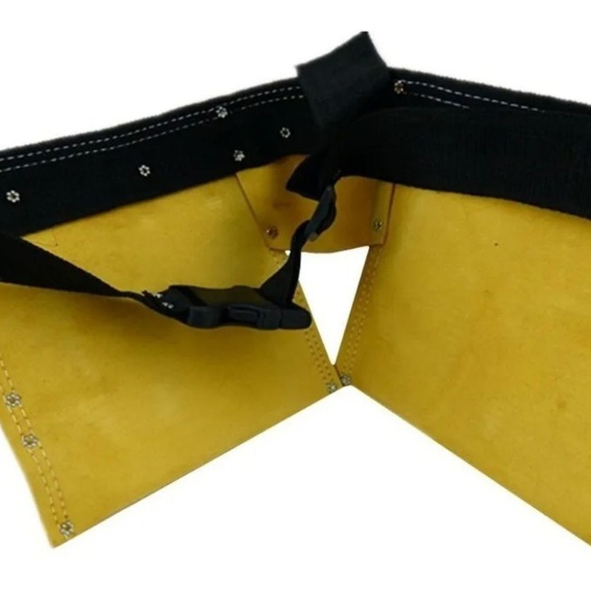 GENERICO - Coleto Carpintero De Cuero Doble Porta Herramienta Tmk19830 Mostaza