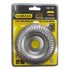 GENERICO - Disco Abrasivo Curvo Para Lijado De Angulo De Madera 100mm