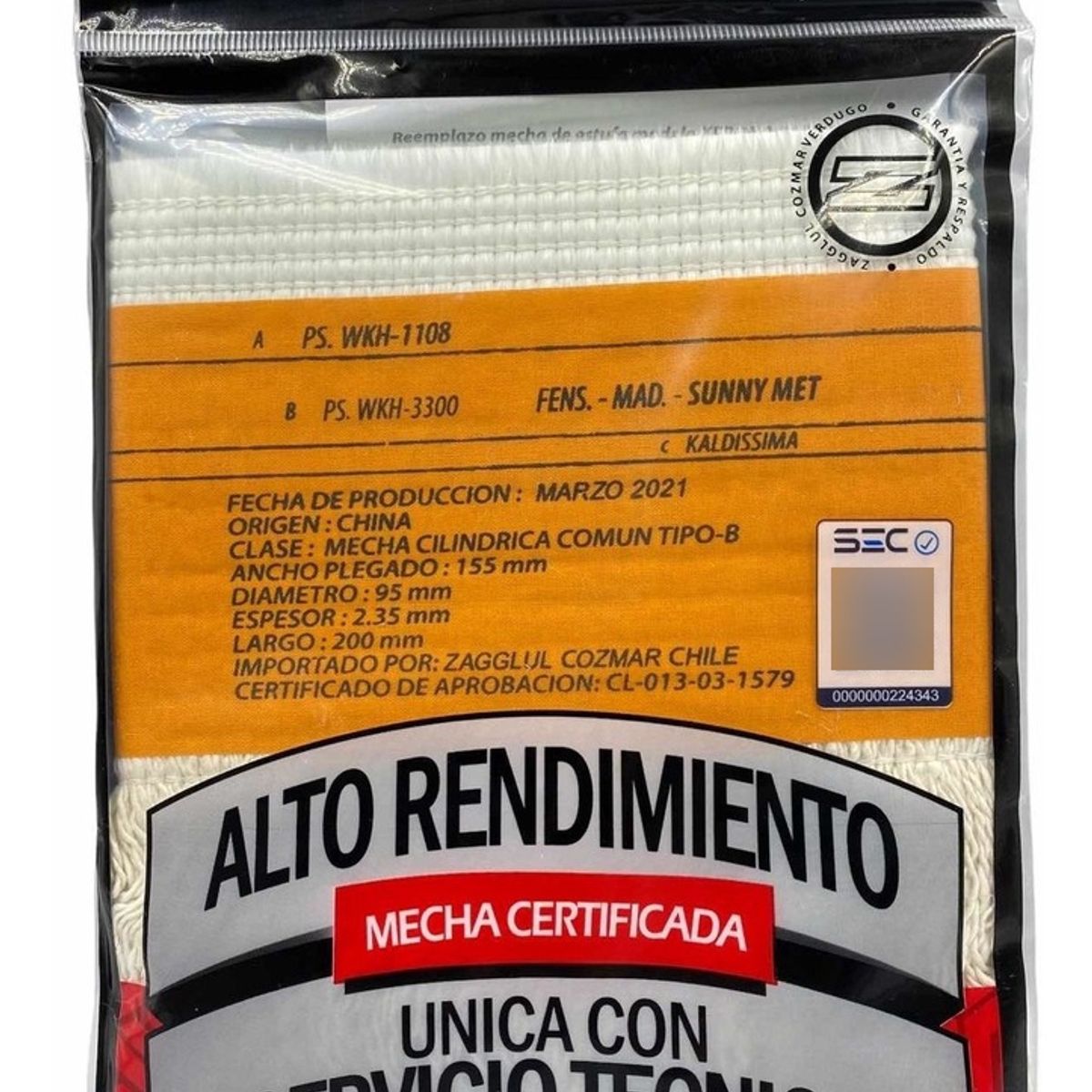 GENERICO - Mecha Para Estufa Modelo Fensa  Mademsa  Sunnymet