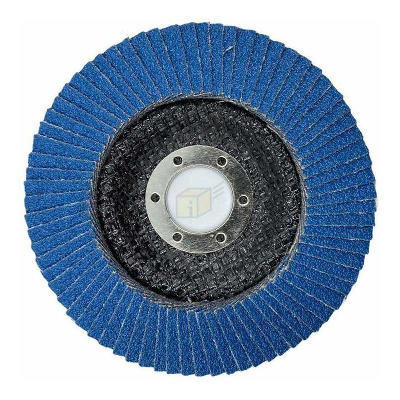 GENERICO - 10 Disco Lija Flap Traslapado Para Pulir Metal 115mm