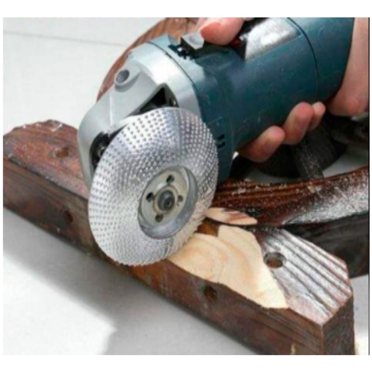 GENERICO - Disco Escofina Para Desbaste  Tallado De Madera 100mm