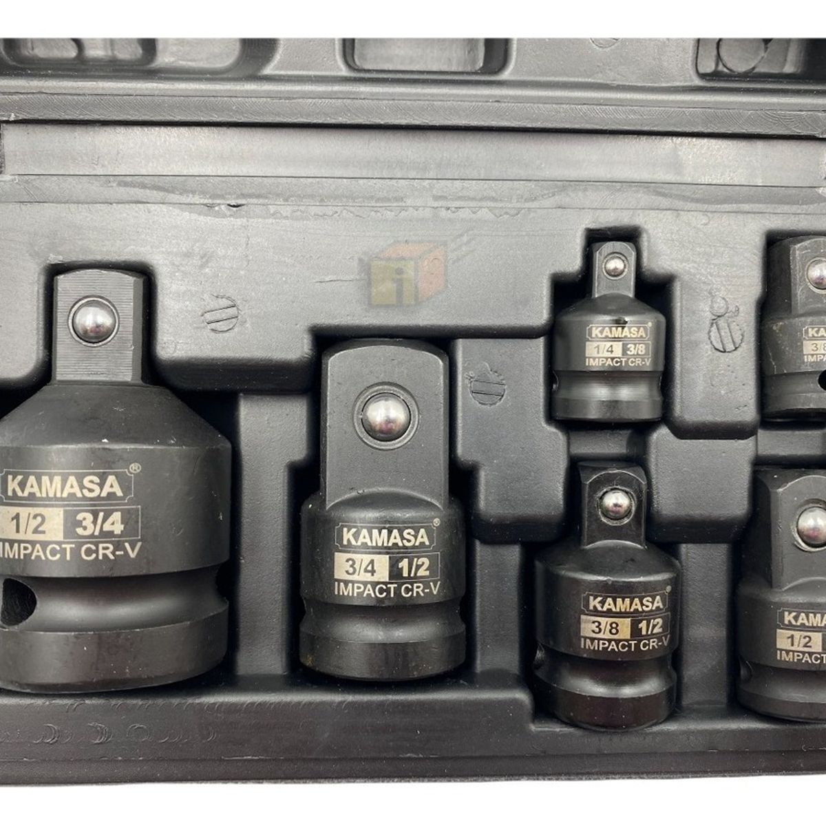 GENERICO - Juego  Set Dados Adaptador Reductor 6 Piezas Kamasa