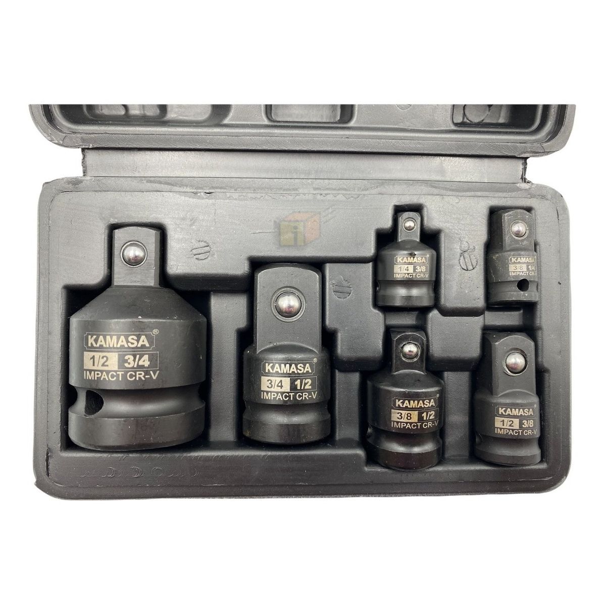 GENERICO - Juego  Set Dados Adaptador Reductor 6 Piezas Kamasa