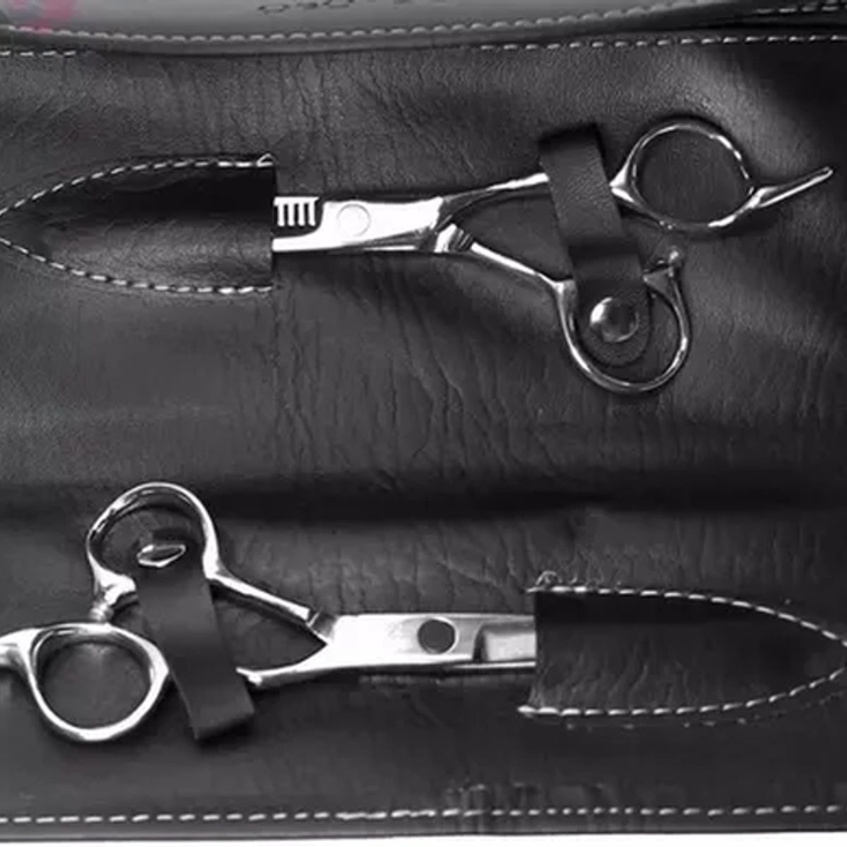 GENERICO - Kit tijeras esculpidora + filo navaja + estuche regalo