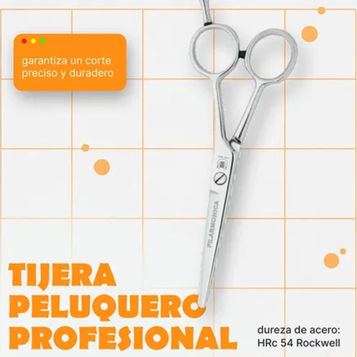 GENERICO - Tijera peluquero Filarmonica 55 profesional 18067