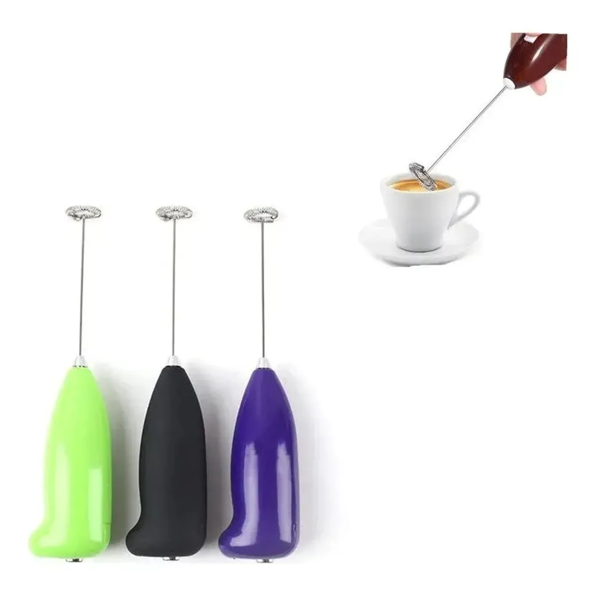 GENERICO - Mini Batidor Eléctrico Portátil Espumador De Café Y Leche