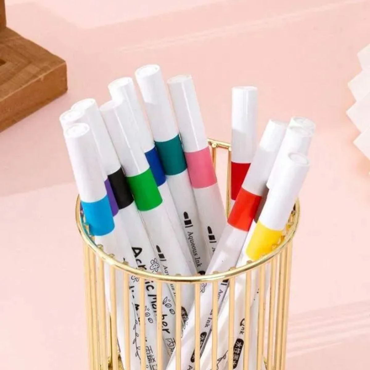 GENERICO - Set de 60 Marcadores Acrílicos Lavables