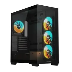 GIGABYTE - Gabinete C500 Panoramic Vidrio Templado ATX Negro