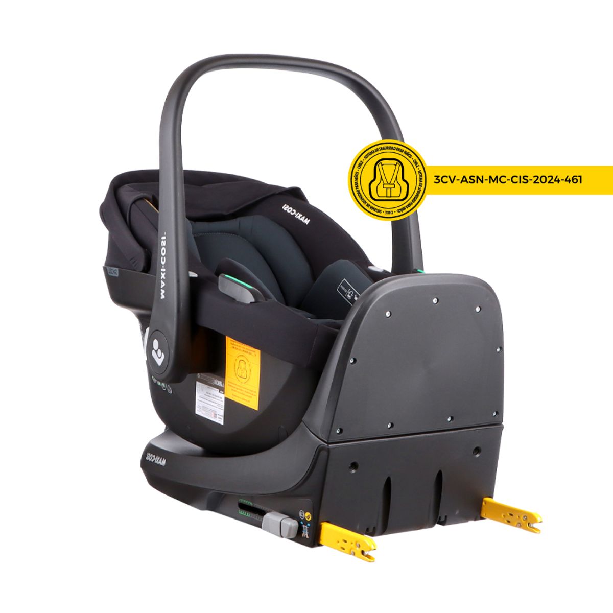 MAXI COSI - Silla Auto Nido Cabriofix Black+Familyfix S Black Maxi Cosi