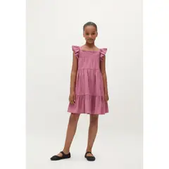 SCALPERS - VESTIDO VOLANTES ALGODÓN