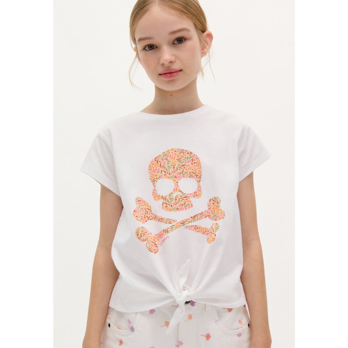 SCALPERS - POLERA CALAVERA NUDO