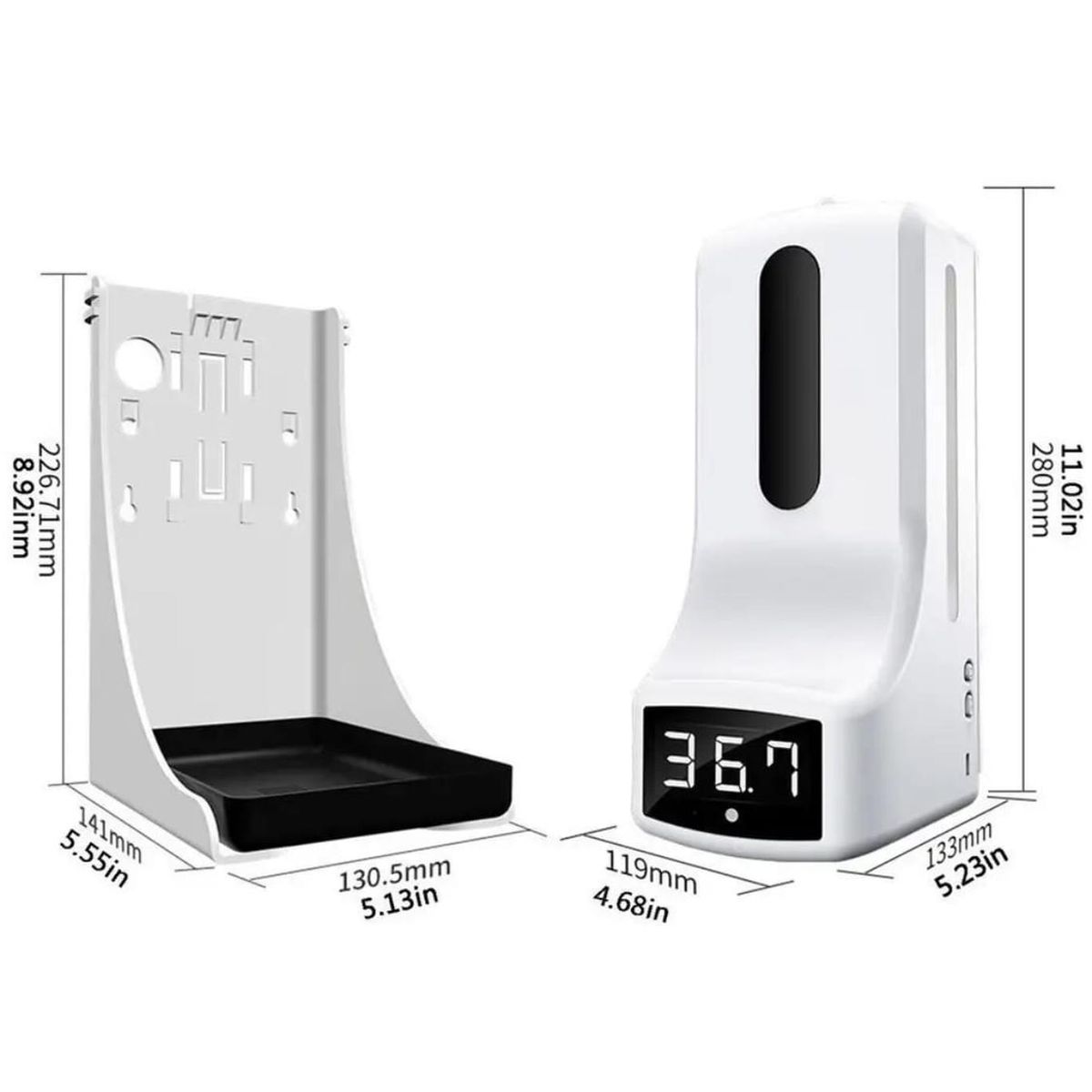 GENERICO - Dispensador De Jabón Desinfectante Con Sensor Inteligente