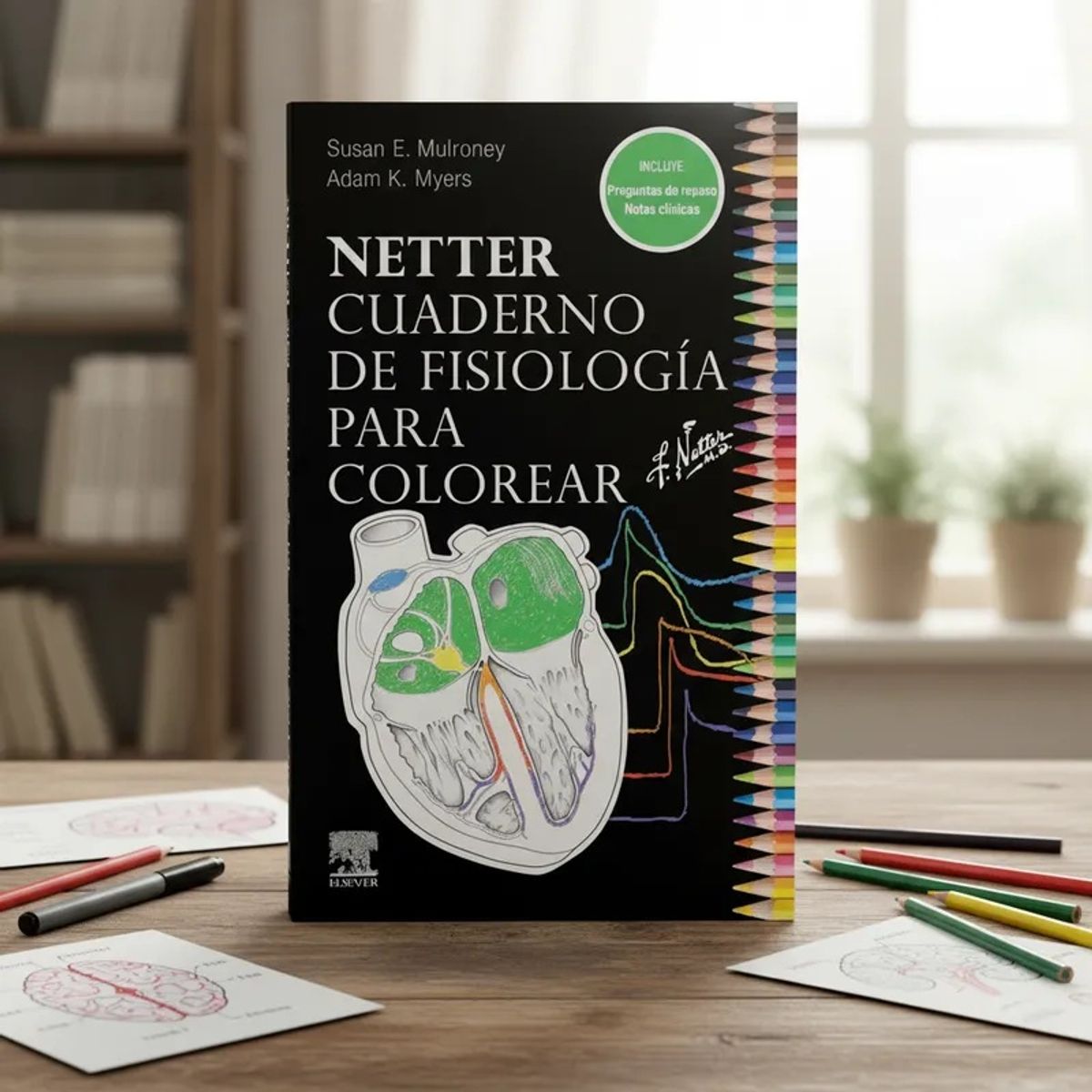 ELSEVIER - Netter. Cuaderno de fisiología para colorear